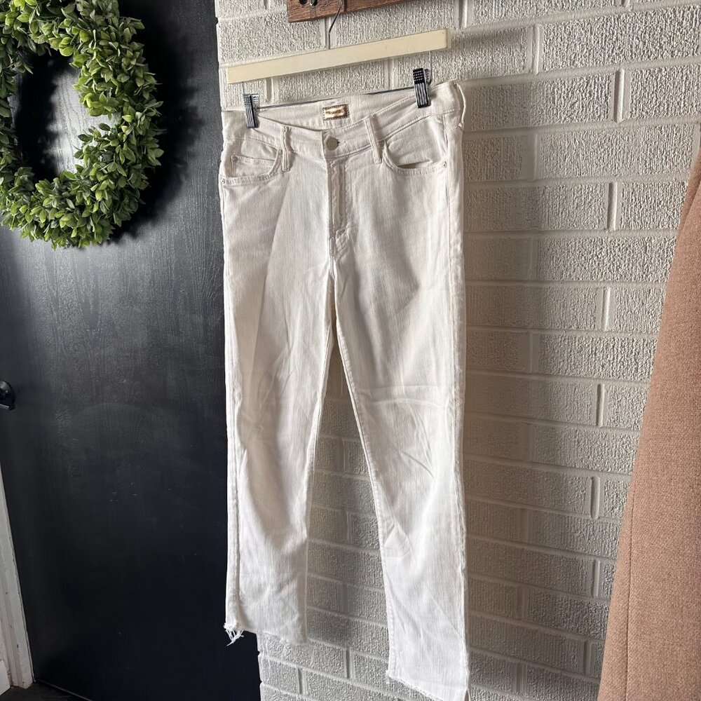 Mother The Rascal Ankle Snippet, White/Cream, 28 - image 2